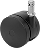 Light Duty Furniture Friction-Grip Stem Casters with Polyurethane Wheels