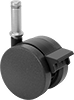 Light Duty Furniture Friction-Grip Stem Casters with Nylon Wheels