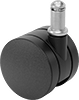 Light Duty Furniture Friction-Grip Stem Casters with Nylon Wheels
