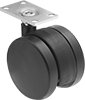 Light Duty Furniture Casters with Polyurethane Wheels