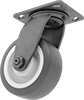 High-Capacity Washdown Casters with Polyurethane Wheels
