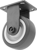 High-Capacity Washdown Casters with Polyurethane Wheels