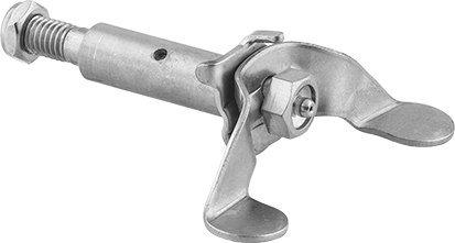 Image of Product. Front orientation. Brake for Swivel High-Capacity Washdown Caster with 304 Stainless Steel Frame.