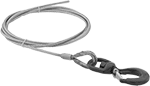 Image of Product. Front orientation. Wire Rope. Extra-Flexible Wire Rope with Hook.
