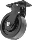 Image of Product. Swivel. Front orientation. Casters. Extra-High-Capacity Compact Alliance Casters with Phenolic Wheels, 1 Wheel, Swivel.
