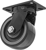 Extra-High-Capacity Compact Alliance Casters with Polyurethane Wheels