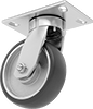 High-Capacity Vulcan Casters with Polyurethane Wheels