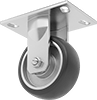 High-Capacity Vulcan Casters with Polyurethane Wheels