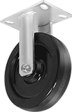 Image of Product. Rigid. Front orientation. Rigid. High-Capacity Vulcan Casters with Phenolic Wheels.