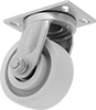 Extra-High-Capacity Corrosion-Resistant Casters with Rubber Wheels 