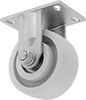 Extra-High-Capacity Corrosion-Resistant Casters with Rubber Wheels