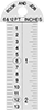 Printers' Pica Rulers