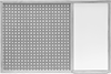 Framed Pegboards with Dry Erase Board