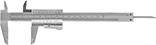 Image of Product. Front orientation. Calipers. Self-Locking Vernier Calipers.