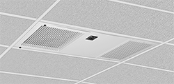 Image of ProductInUse. Front orientation. Air Purifiers. Ceiling-Mount Office Air Purifiers.