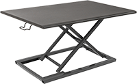 Image of Product. Front orientation. Standing Desk Converters. Tabletop Standing Desk Converters.