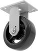 Trash-Container Casters with Rubber Wheels 