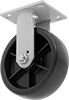 Trash-Container Casters with Polypropylene Wheels