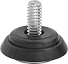 High-Temperature Leveling Mounts with Threaded Stud