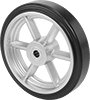 Lightweight Rubber Wheels 