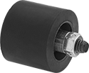 Image of Product. Front orientation. Idler Rollers. Threaded-Stud Idler Rollers.