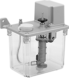Image of Product. Front orientation. Oil-Dispensing Pumps. Fixed-Interval Electric Oil-Dispensing Pumps.