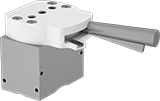Image of Product. Front orientation. Brackets. Quick-Release Magnetic Brackets, 400 lbf Maximum Pull.