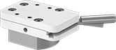Image of Product. Front orientation. Brackets. Quick-Release Magnetic Brackets, 245 lbf Maximum Pull.
