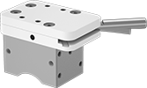 Image of Product. Front orientation. Brackets. Quick-Release Magnetic Brackets, 600 lbf Maximum Pull.