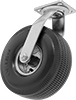 Pneumatic Casters with Rubber Wheels