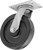 Image of Product. Swivel. Front orientation. Swivel. High-Capacity Economy Mauler Casters with Phenolic Wheels.