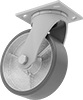 High-Capacity Economy Mauler Casters with Polyurethane Wheels