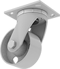 High-Capacity Economy Mauler Casters with Metal Wheels