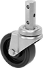 Stem Casters with Mounting Holes 