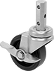 Stem Casters with Mounting Holes 