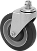 Threaded-Stem Casters with Polyurethane Wheels