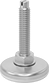 Image of Product. Front orientation. Leveling Mounts. Easy-Adjust Rigid Leveling Mounts with Threaded Stud.
