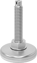 Image of Product. Front orientation. Leveling Mounts. Easy-Adjust Rigid Leveling Mounts with Threaded Stud, Style 1.