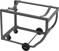 Image of Product. (A) Stand. Front orientation. Dispensing Stands. Mobile Drum Dispensing Stands, Style A.