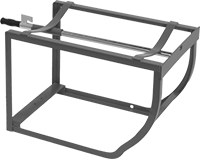 Image of Product. Stand with Telescoping Handle. Front orientation. Dispensing Stands. Stationary Drum Dispensing Stands, Telescoping Handle.