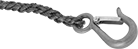 Image of Product. Front orientation. Rope. Rope with Hook—Not for Lifting.