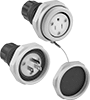 Harsh Environment Straight-Blade Plugs, Sockets, and Receptacles