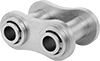 Hollow-Pin Roller Chain and Links