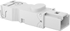 Image of Product. Front orientation. Power Connectors. Enclosure Strip Lights.