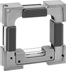 Image of Product. Front orientation. Levels. Two-Axis Precision Levels, Square.