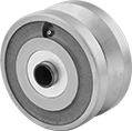 Image of Product. Front orientation. Wheels. V-Groove Track Wheels , Steel.