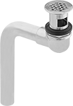 Image of Product. Front orientation. Sink Drains. Overflow-Cutoff Sink Drains, Style C.