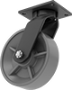 Extra-High-Capacity Brute Casters with Metal Wheels