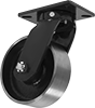 Extra-High-Capacity Brute Casters with Metal Wheels