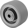 Image of Product. Front orientation. Wheels. High-Strength Polyurethane Wheels .